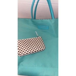 Lancôme Paris Tote Bag with small makeup pouch Nwot